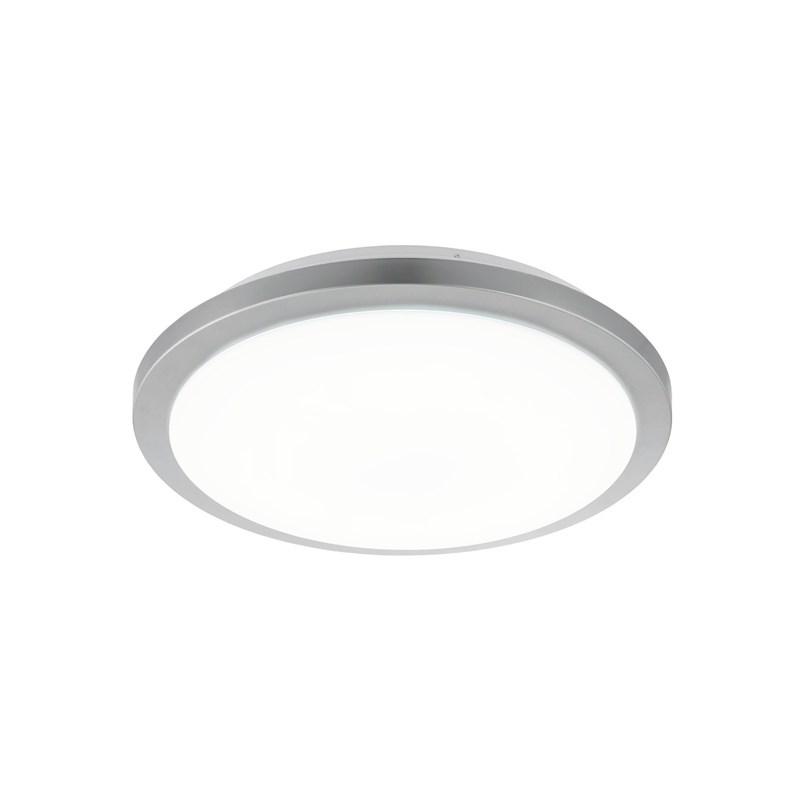 LED loftplafond Competa - 2.700-4.000 K, sølv billede