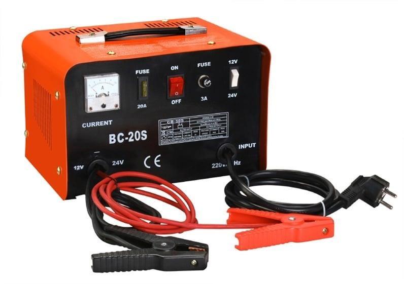 Batterioplader BC-20S - 12/24 V med klemmer
