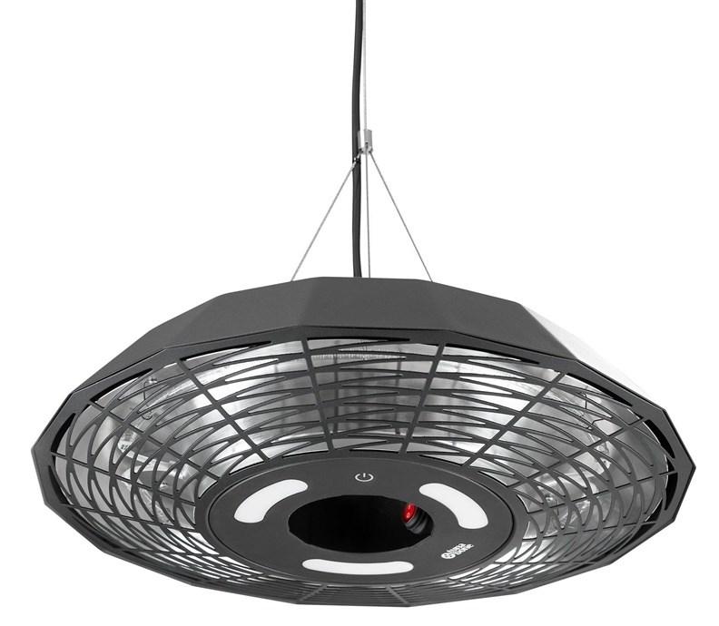 Loftmonteret infrarød terrassevarmer TB2068C-01 - 2.000 W billede