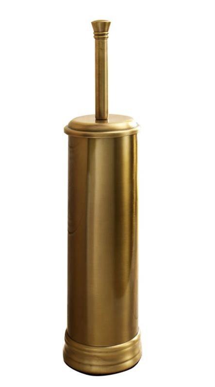 Toiletbørste med holder - Romance 7533 44, messing-look billede