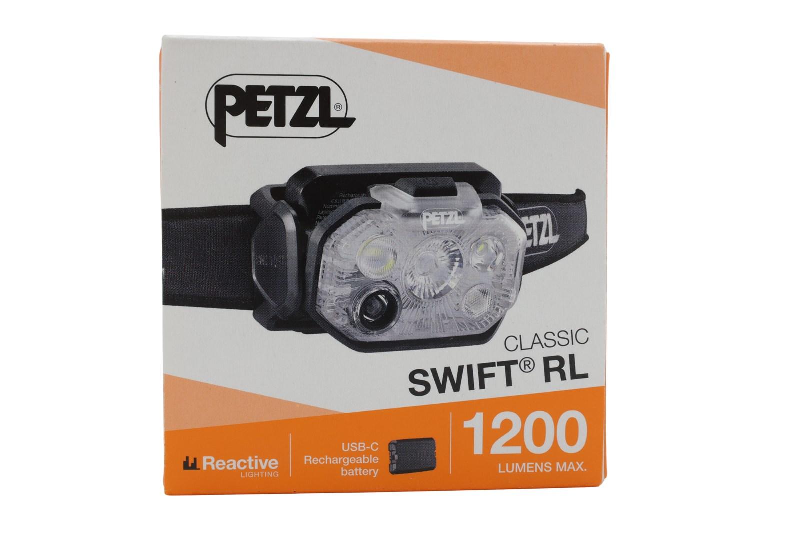 Petzl SWIFT RL Classic pandelampe - sort, 1.200 lumen billede