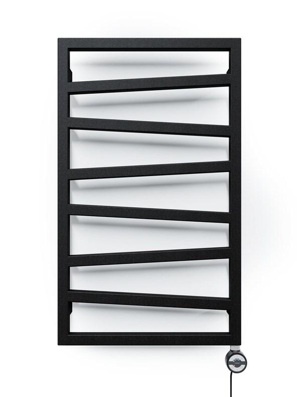 Zigzag el-radiator til væg - WLLZI083050KMBCE8MOAUX, sort billede