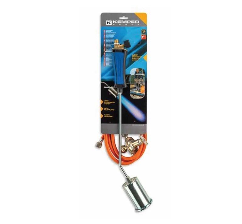 Tagbrænder 86 cm med reducer - 5 m slange, Kemper billede