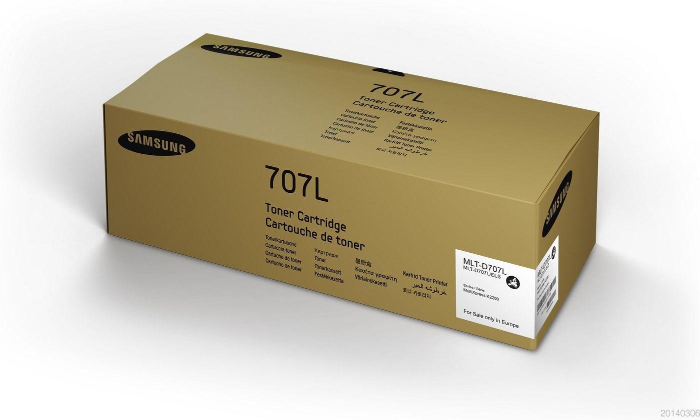 Samsung 707L sort tonerpatron (MLT-D707L/ELS) - kompatibel erstatning billede