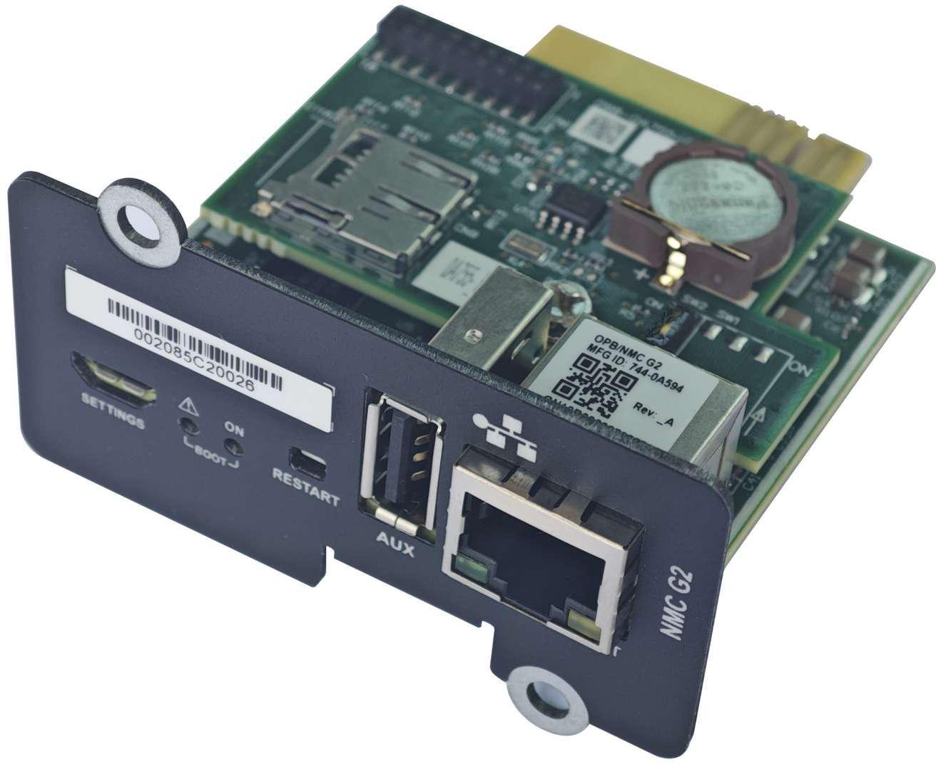 SNMP-modul 1 Gbps til UPS PowerWalker VFI 1000-3000 TGB/TGS/TGS billede