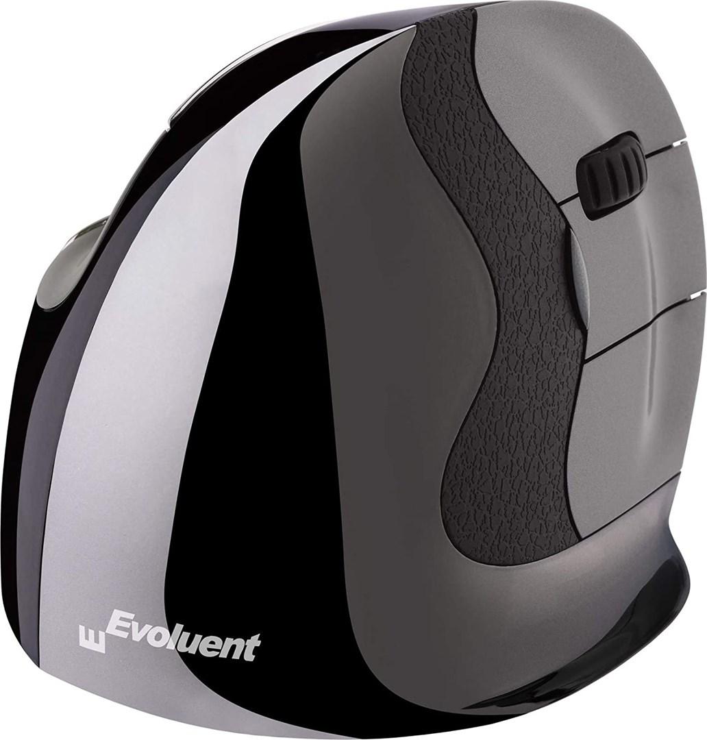 Evoluent VMDMW ergonomisk vertikal mus - højrehåndet, RF trådløs laser billede