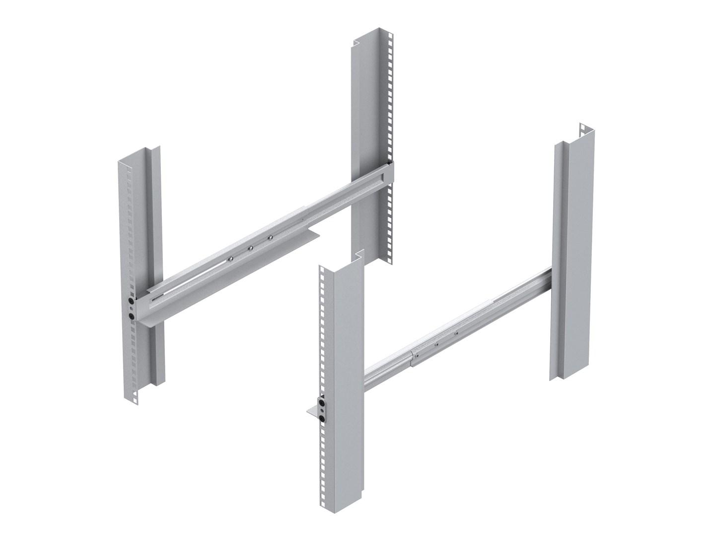 Rackmonteret skinnekit 1U - Conceptronic RRK01, grå billede