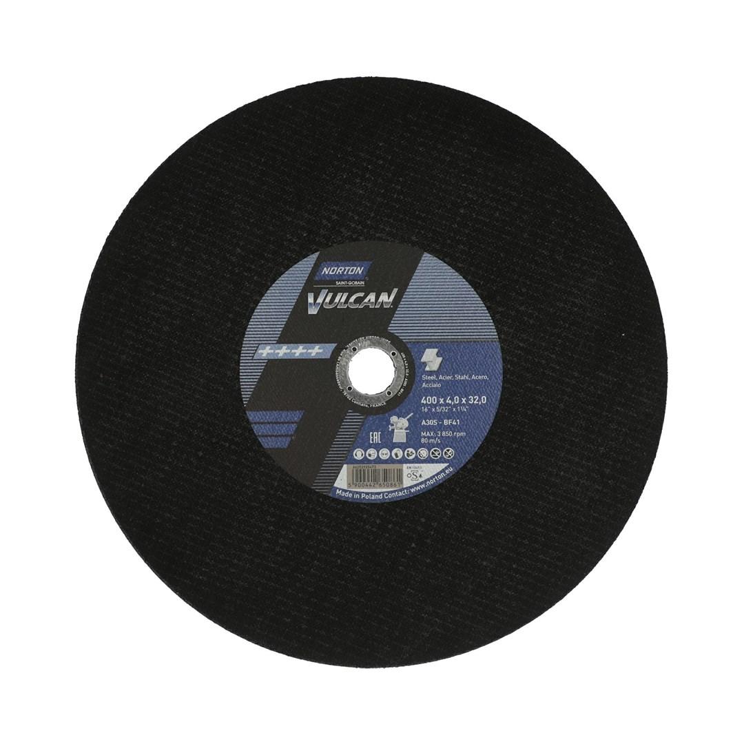Norton Vulcan kapskive 400 × 4,0 × 32 mm til metal - 10 stk. + 1 gratis billede