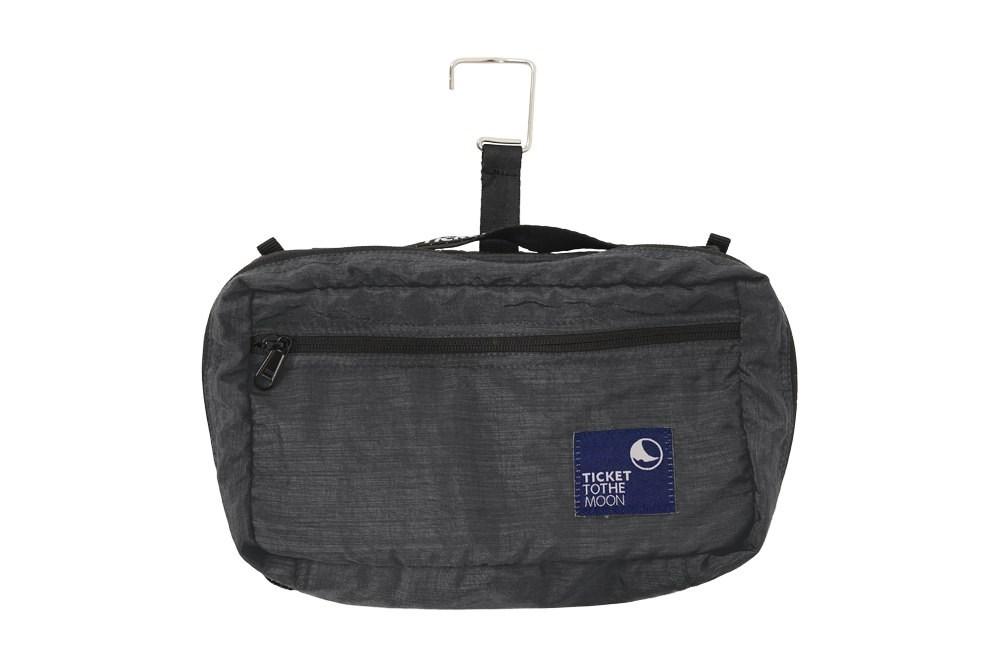 Toilettaske - Moonstone Grey rejse kosmetikpung med krog billede