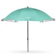 Parasol/strandskærm 2-i-1 XXL 240 cm - grøn billede
