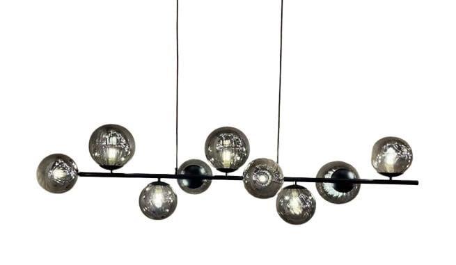 Pendellampe Nico - 9-lyskilder G9, moderne loftlampe billede