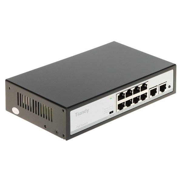 Tiandy TC-P3S010 - 8-port PoE switch til netværk billede