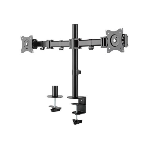 Dobbelt skærmholder til skrivebord - ARM-0300-B med klemme
