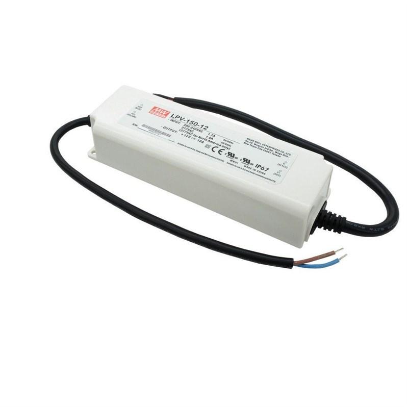 LED strømforsyning 150 W 12 V 10 A - IP67 (LPV-150-12) billede