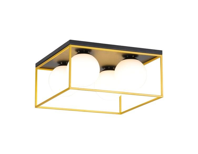 Loftlampe Drift 4 x E14 - guld billede