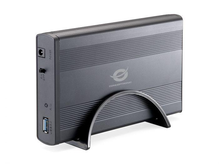 Conceptronic 3,5" harddiskkabinett - USB 3.0 billede