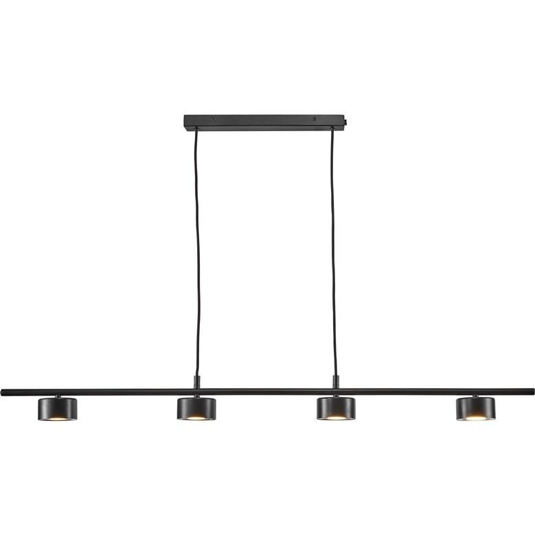 Loftpendel med LED - Luca 4×4 W, sort billede