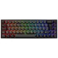 AKKO 3068B Plus Black & Gold - trådløst mekanisk gamingtastatur, RGB, ISO (DE), sort - V3 Cream Yellow billede
