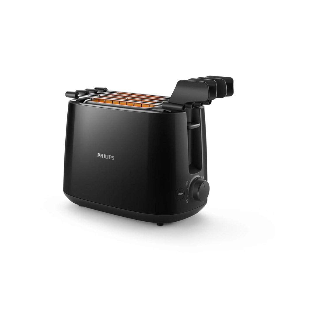 Philips Daily Collection HD2583/90 brødrister 600 W - sort billede