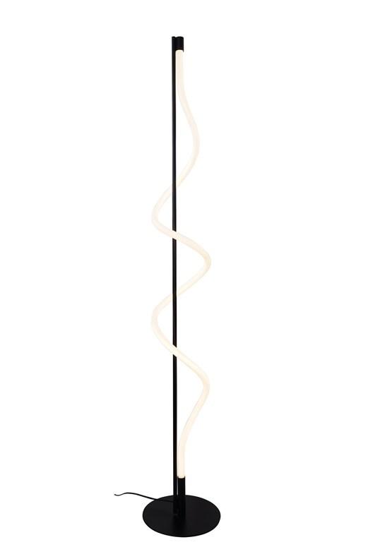 Gulvlampe med LED - Tigris 4000K, sort billede