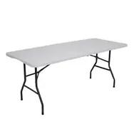 Sammenklappeligt campingbord 180 cm - hvid, Nils Camp NC1618 billede