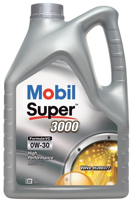 Mobil Super 3000 0W-30 motorolie - 5 l
