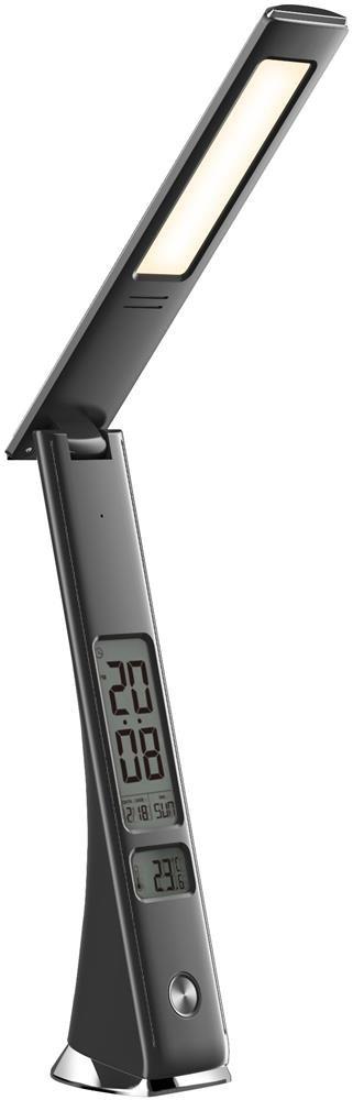 Avide ABLDL-BLC-5W-BL LED bordlampe - sort, 5 W, display og dæmpbar billede