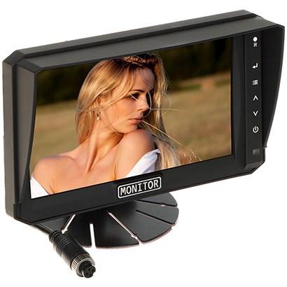 7" bilskærm ATE-TFT07-T1 - universel monitor til kamera og video billede