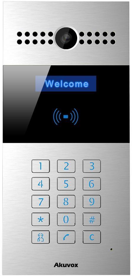 Akuvox R27A IP dørpanel med kamera og tastatur billede