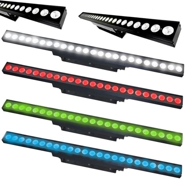 Pixel LED bar 18×10 W RGBW - lysskinne til studie og scene billede
