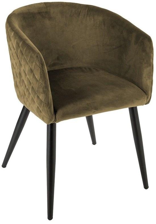 Spisestol med armlæn - Marlo, khaki billede