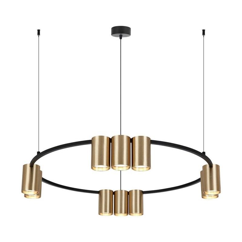 Loftpendel PORI 10×GU10 - guld, ML0375 billede