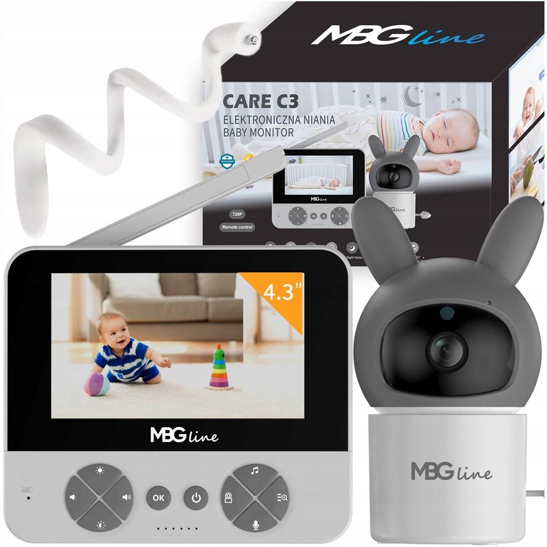 MBG Line Care C5 babyalarm med kamera og 4,3" skærm billede