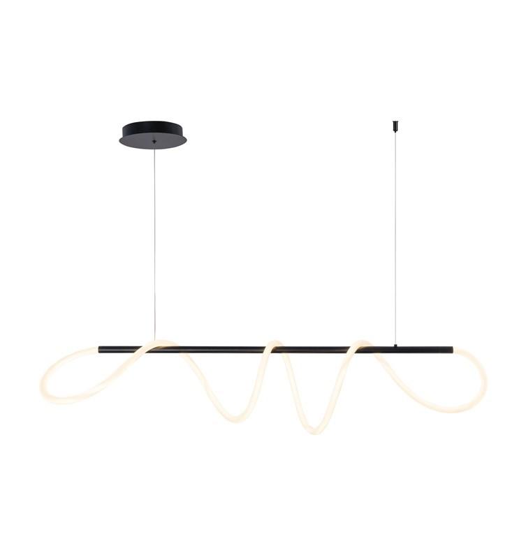Pendellampe med LED - Tigris Long 4000K, sort billede