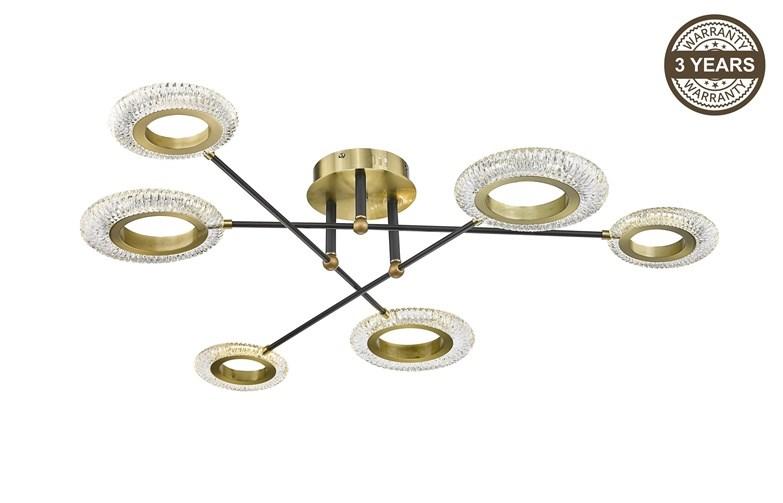 Loftlampe/pendel med LED B2333-6 - 48 W, moderne design billede