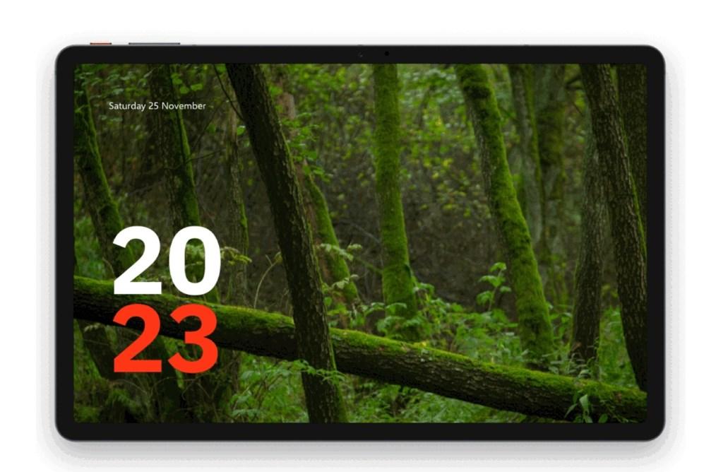 Volla Tablet med Ubuntu Touch - sort billede