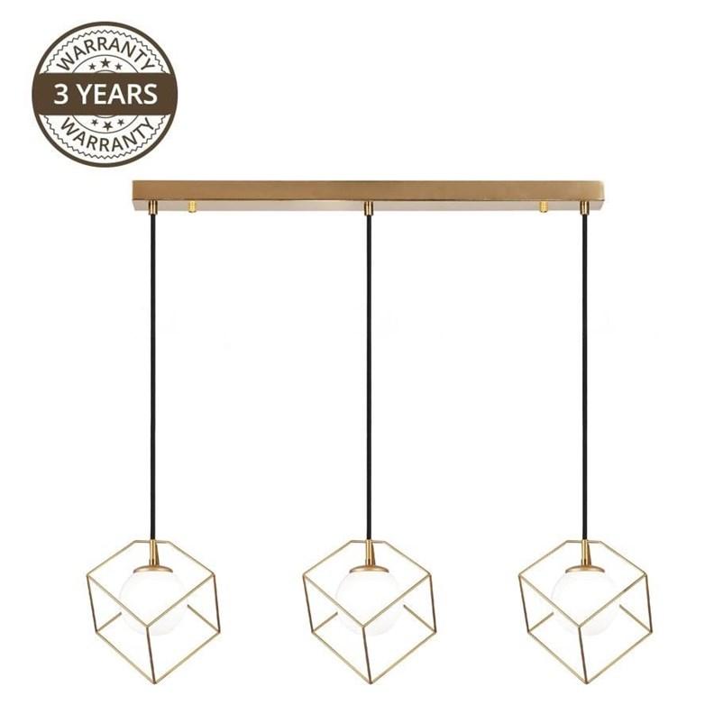 Loftpendel med 3 lys - Shape 19127P-3, G9 sokkel billede