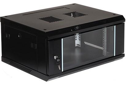 Væghængt rackskab 19" - 4U, 450 mm dyb - EPRADO-R19-4U/450-BLUE billede