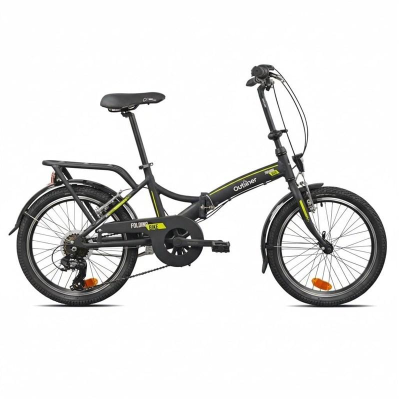 Sammenklappelig cykel 20" i aluminium - Outliner billede