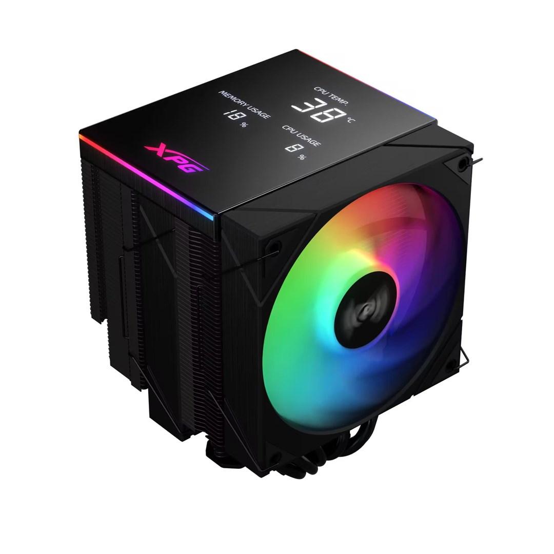 XPG MAESTRO PLUS 62DA CPU-køler - 120 mm ARGB, sort billede