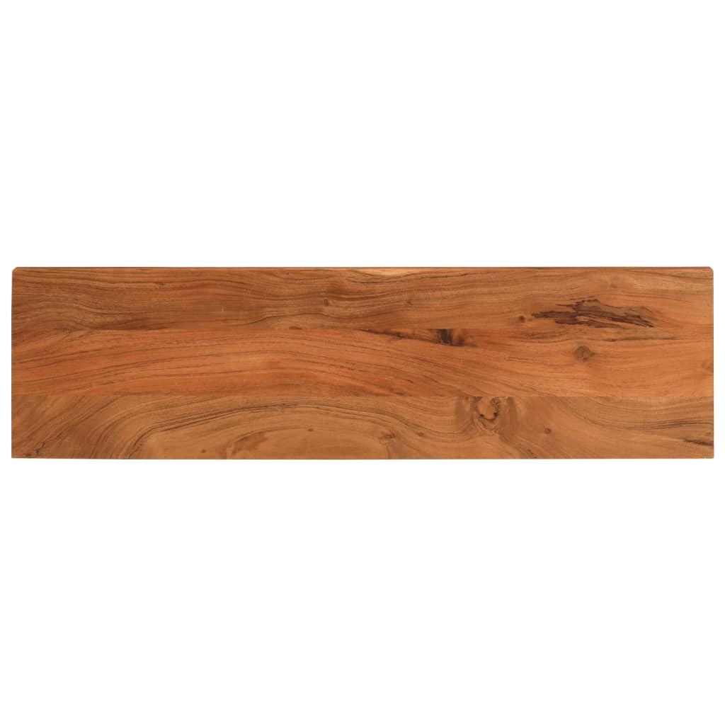 Bordplade 110x20x3,8 cm rektangulær massivt akacietræ billede