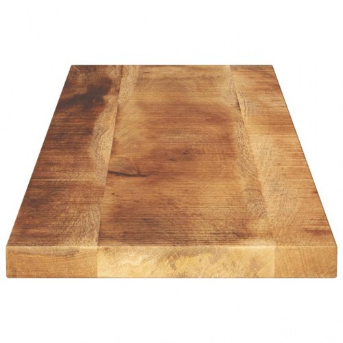 Bordplade 100x30x3,8 cm rektangulær massivt ru mangotræ