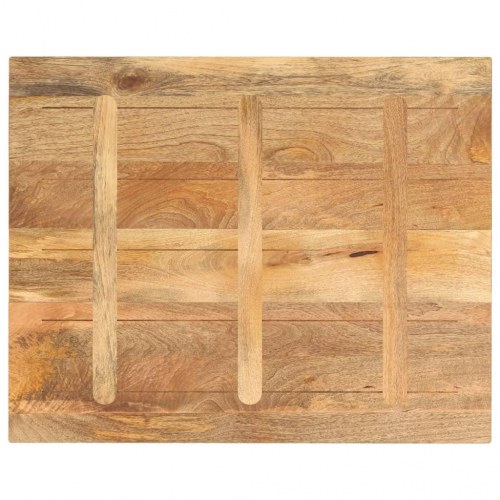 Bordplade i massivt mangotræ 100 x 80 x 2,5 cm