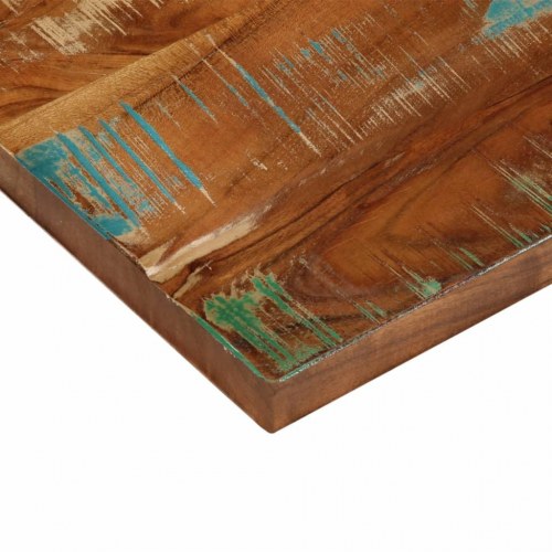 Bordplade 40x20x3,8 cm rektangulær massivt genbrugstræ