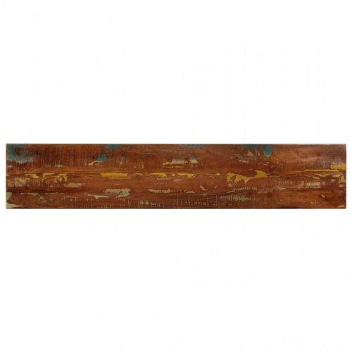 Rektangulær bordplade 180×30×3,8 cm i massivt genbrugstræ