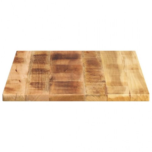 Bordplade i massivt mangotræ 80 x 50 x 3,8 cm - rektangulær