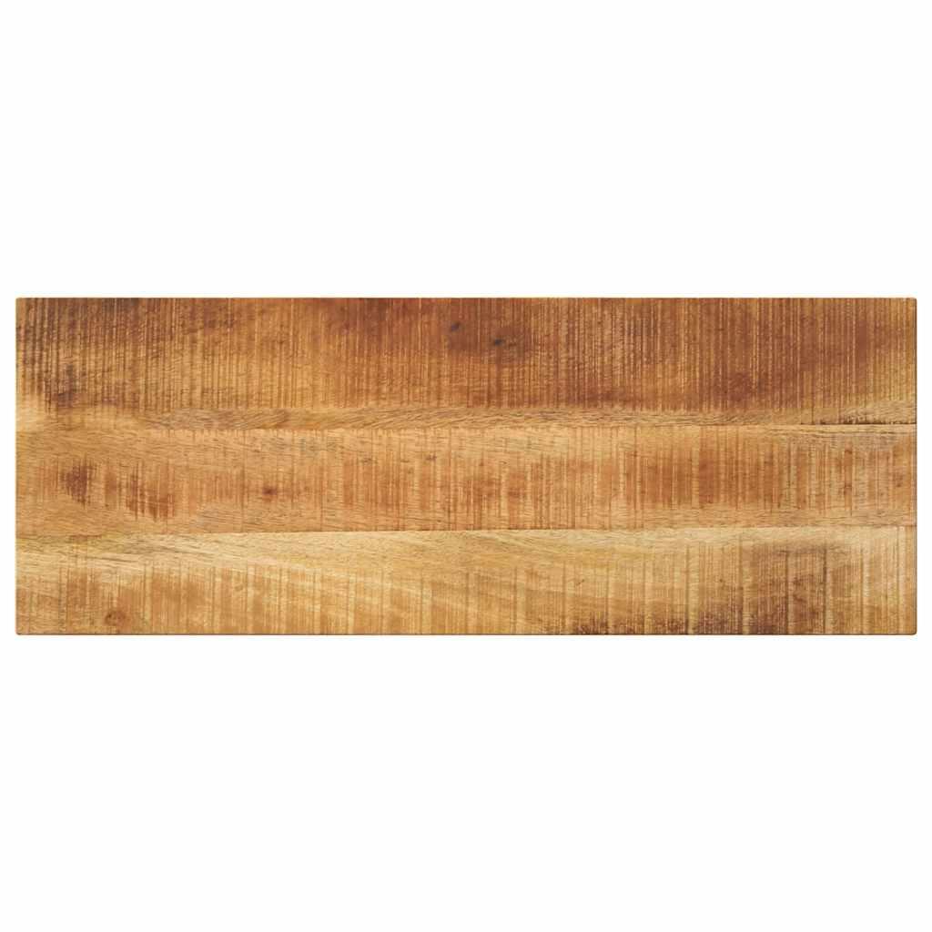 Bordplade 70x40x3,8 cm rektangulær massivt ru mangotræ billede