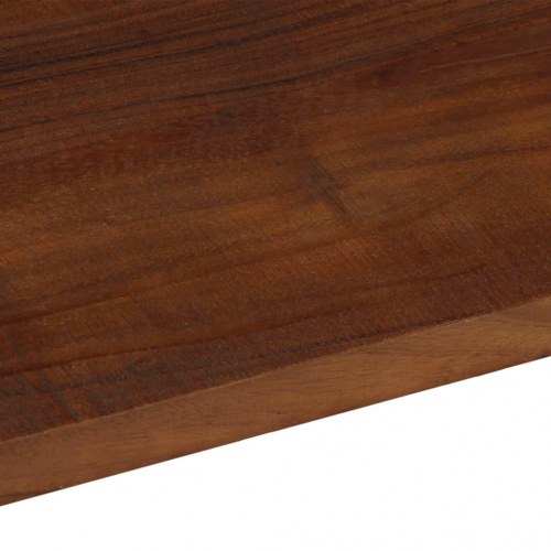Bordplade 90×30×3,8 cm - rektangulær i massivt genbrugstræ
