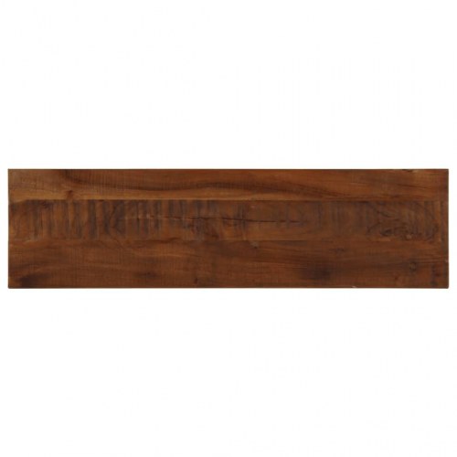 Bordplade 110x20x3,8 cm rektangulær massivt genbrugstræ