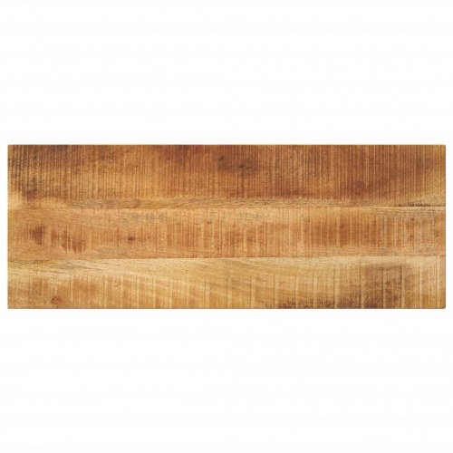 Bordplade i massivt ru mangotræ 90 x 40 x 2,5 cm
